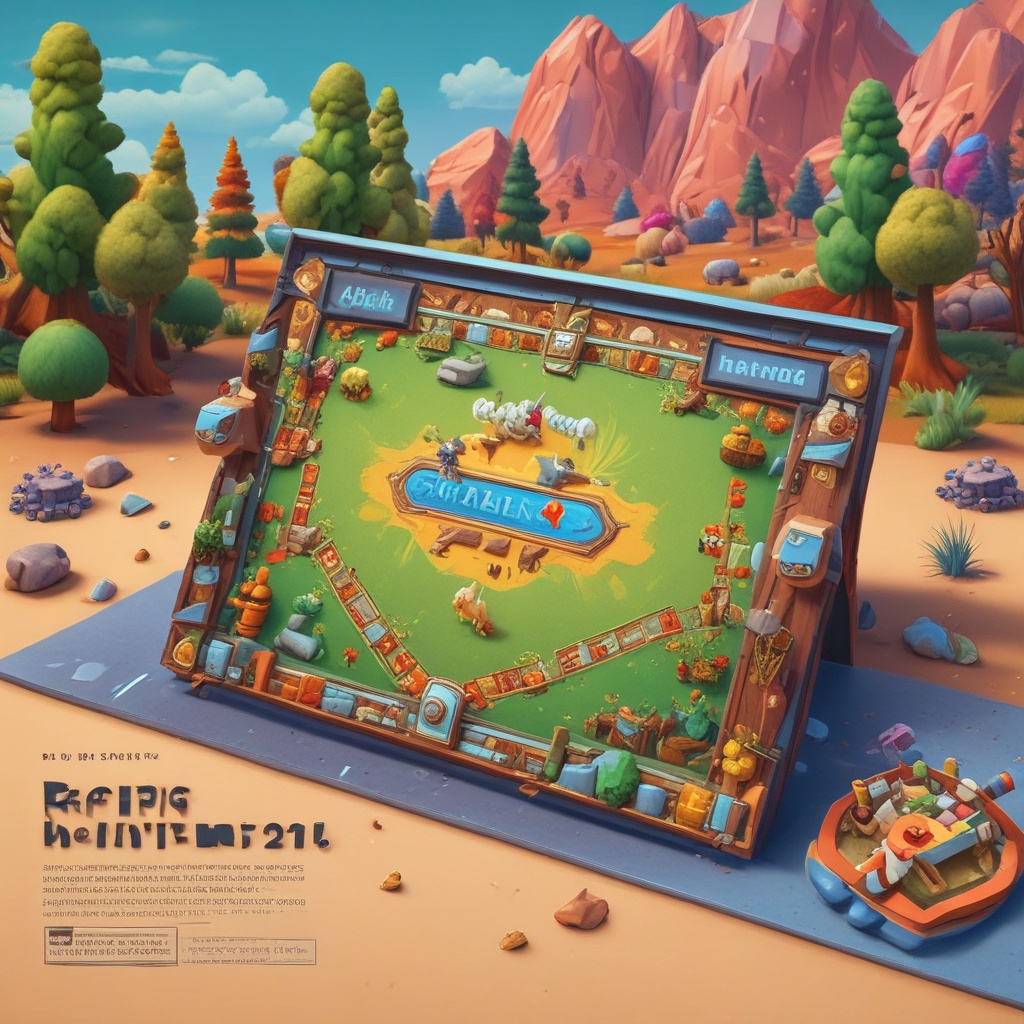 Ad showcasing new game